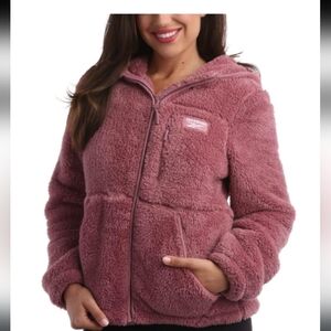 Reebok Dusty Rose Teddy Jacket